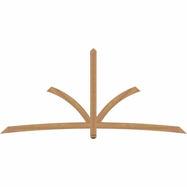 Ekena Millwork Davenport Timber Gable Bracket, Western Red Cedar, 108"W x 49"H x 3 1/2"D x 3 1/2"F, 11/12 Pitch GBW108X49X0404DAV00SWR - main